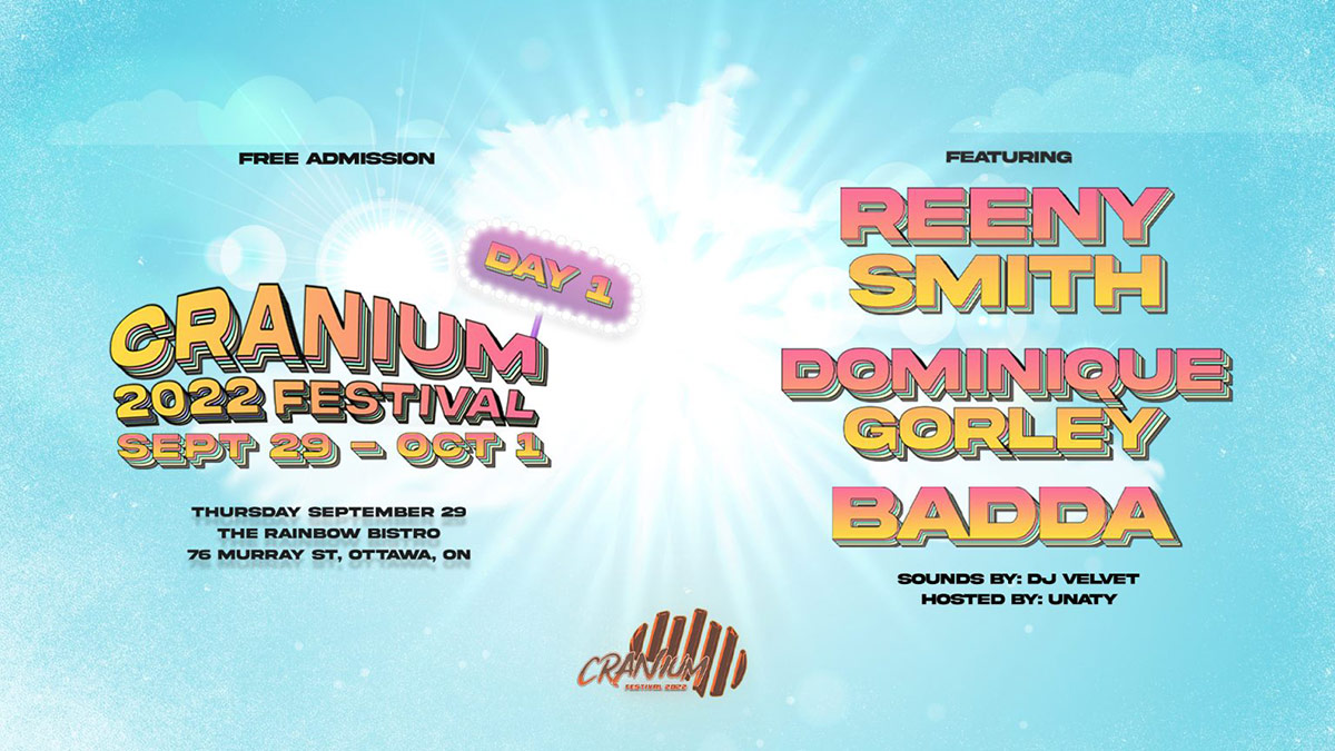 Poster for 2022 Cranium Festival Day 1