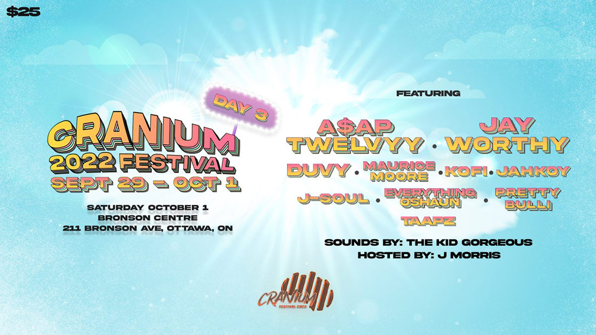 Poster for 2022 Cranium Festival Day 3